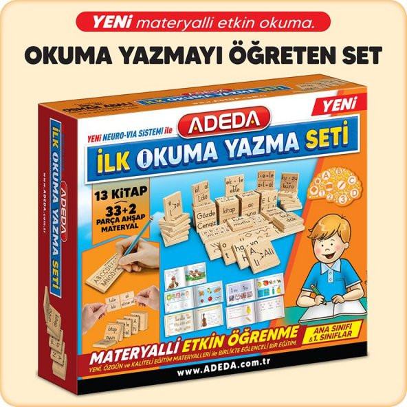 Adeda İlk Okuma Yazma Seti - 2