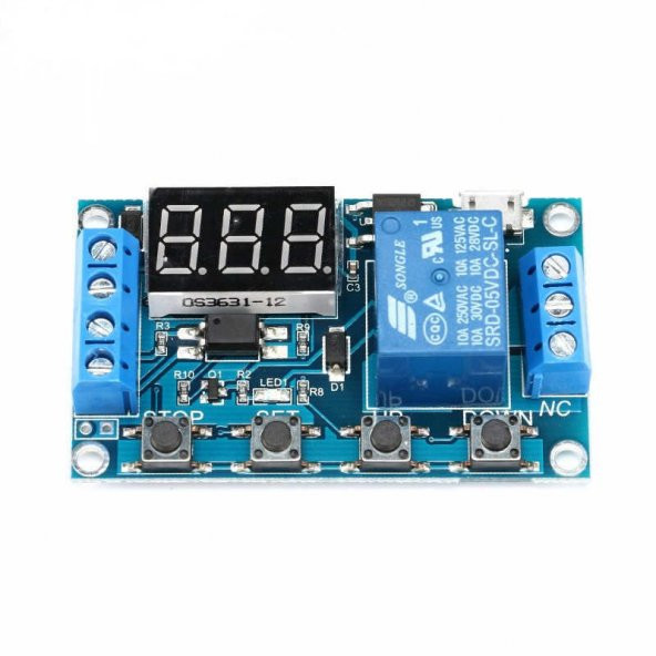 ZAMANLAYICI KULUÇKA MAKİNASINDA VİYOL ZAMANLAMA Zaman Ayarlı Röle Zaman Tetiklemeli Röle Arduino - 2