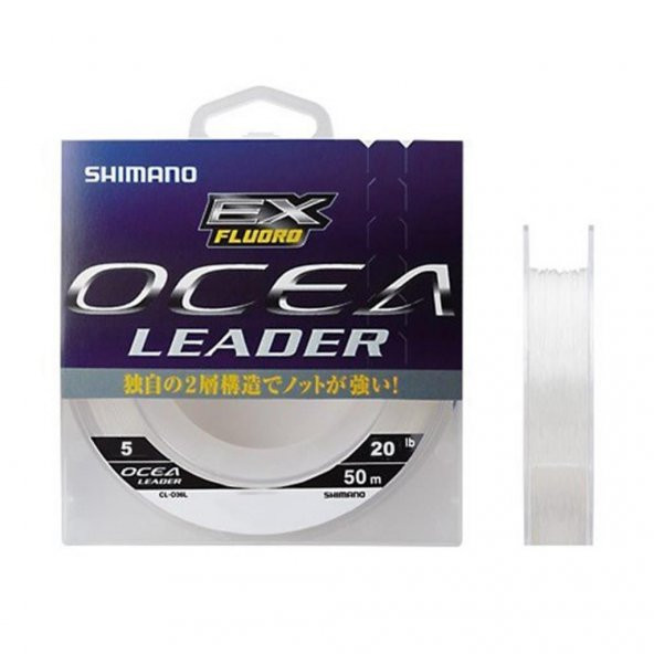 Shimano Ocea Leader Ex Flouro 20 Lb 50 m Fluorokarbon Misina