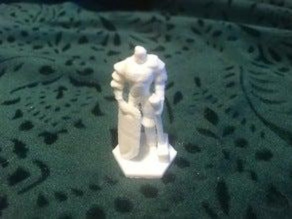 İnsan asker - D&D minyatür Dekoratif Biblo Aksesuar Süs Eşyası