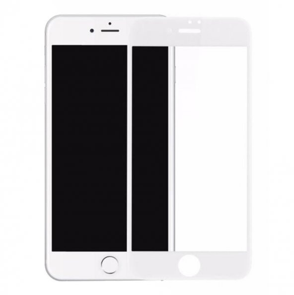 Bufalo iPhone 6 / 6s Ekran Koruyucu Seramik Nano 9D Tam Kaplama Beyaz - 2