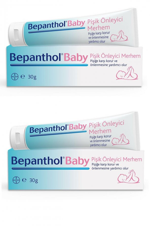 Bepanthol Baby Pişik Önleyici Merhem 30 Gr 2li paket