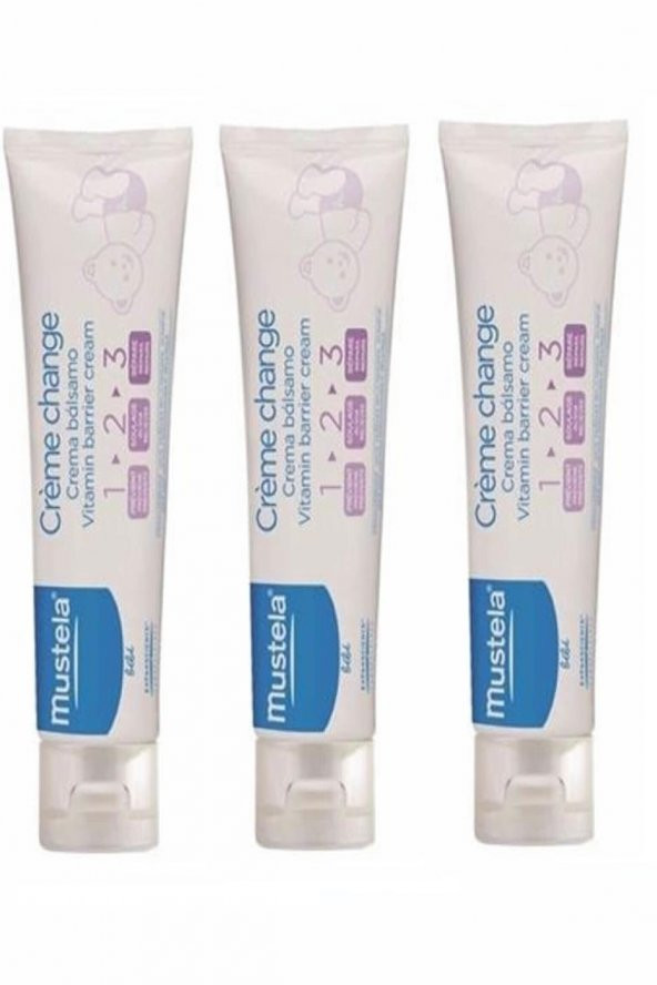 Mustela Vitamin Barrier Cream 100 ml 3lü Paket