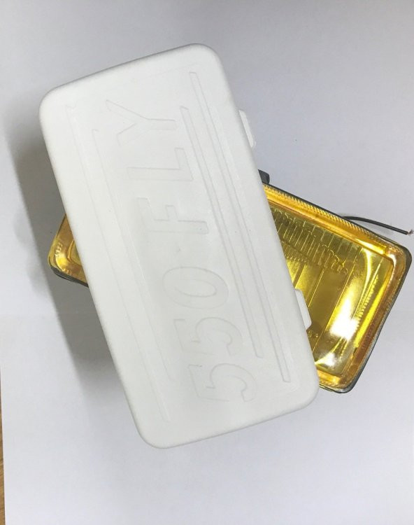 Sarı Sis Lambası 550 Model Kapaklı (Üstün Performans) 1 Ad - 2