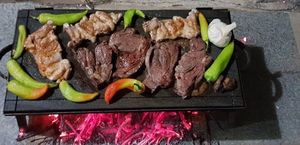 Andezit Mangal Taşı 30*60, Mangal,Barbekü,Izgara - 2