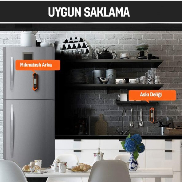 ThermoPro TP19H Su Geçirmez Katlanabilir Gıda Termometresi - 4
