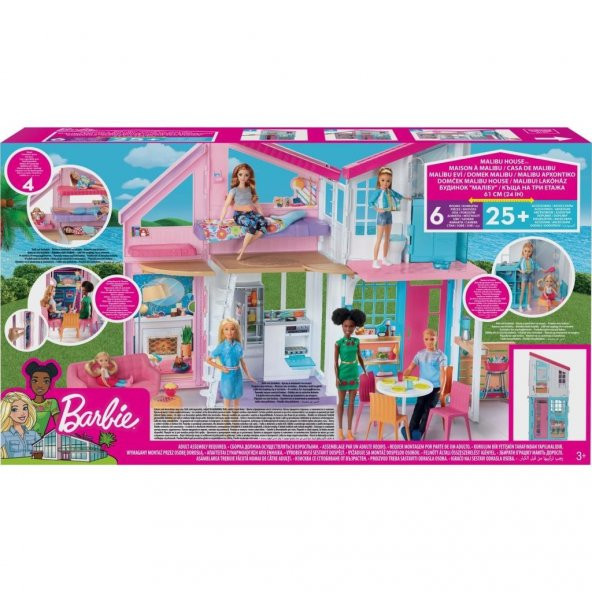 ACAR BARBIE MALIBU HOUSE  FXG57 - 7
