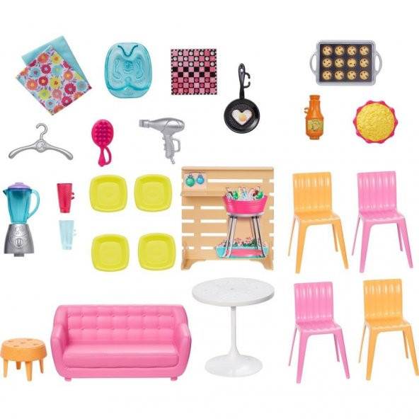ACAR BARBIE MALIBU HOUSE  FXG57 - 9