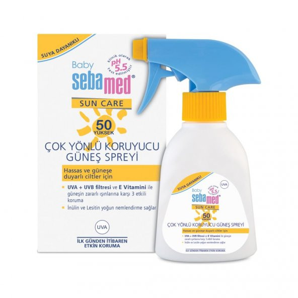 Sebamed Baby Sun Koruyucu Bebek Güneş Spreyi SPF 50 200 ml - 2