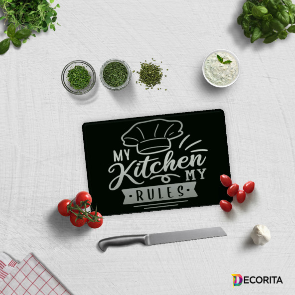 DECORITA Cam Kesme Tahtası - My Kitchen My Rules