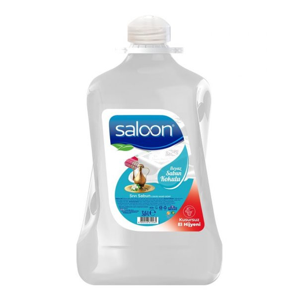 SALOON SIVI SABUN BEYAZ SABUN KOKULU 3,6LT 6LI