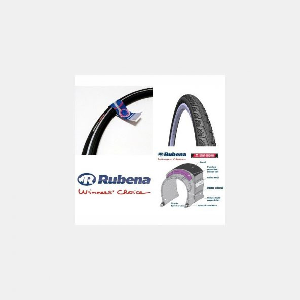 Rubena 700x35 Hook Long Way Stop Zırhlı Dış Lastik