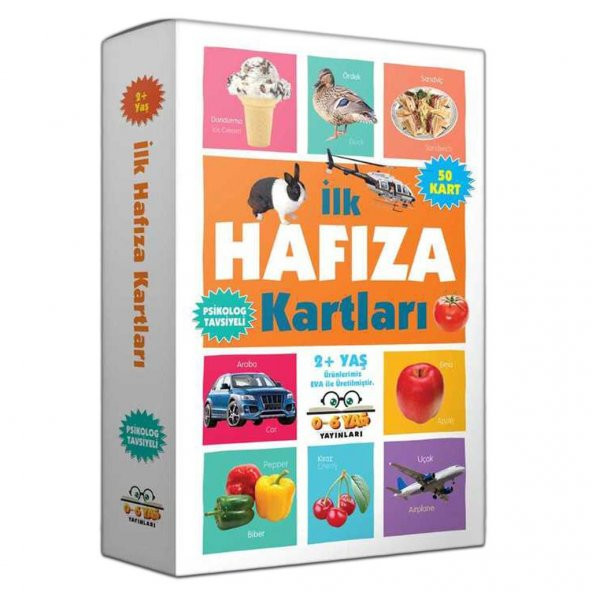 0-6 Yaş Bebeğimin İlk Dizi Kartları - Hafıza Kartları TR-EN