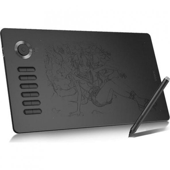 Veikk A15 Pro 10 x 6" 8192 Level 5080 LPI Grafik Tablet + Kalem - 2