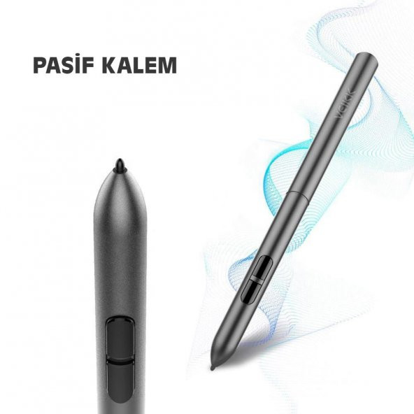 Veikk S640 ve A30 Grafik Tabletler İçin 8192L Pilsiz Kalem (Veikk - 2