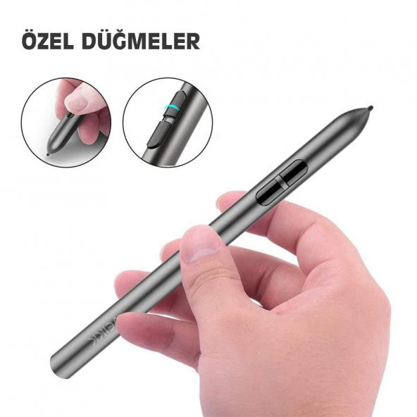 Veikk S640 ve A30 Grafik Tabletler İçin 8192L Pilsiz Kalem (Veikk - 3