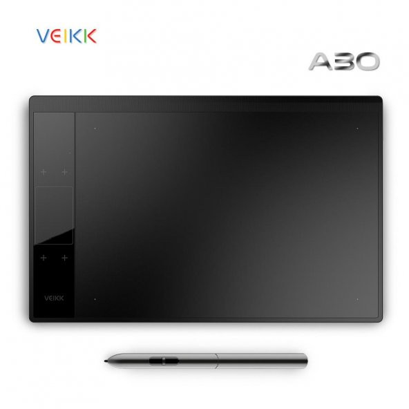 Veikk S640 ve A30 Grafik Tabletler İçin 8192L Pilsiz Kalem (Veikk - 6