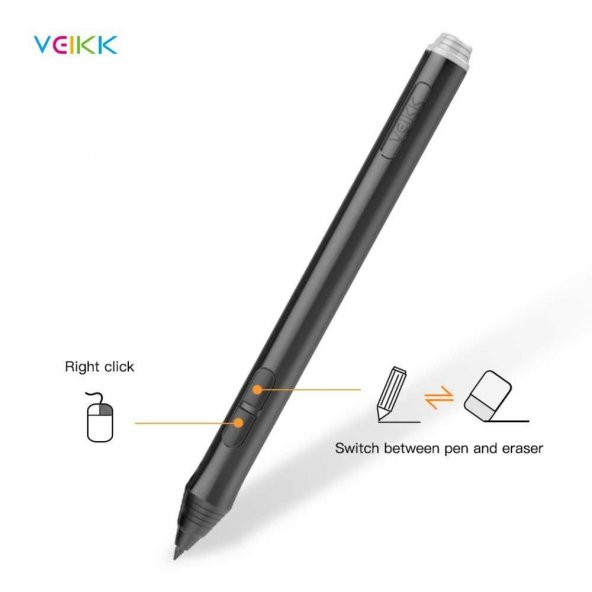 Veikk A50, Veikk A15 ve Veikk A15 Pro Grafik Tabletler İçin Pilsiz Pasif Kalem (Veikk P02) - 2