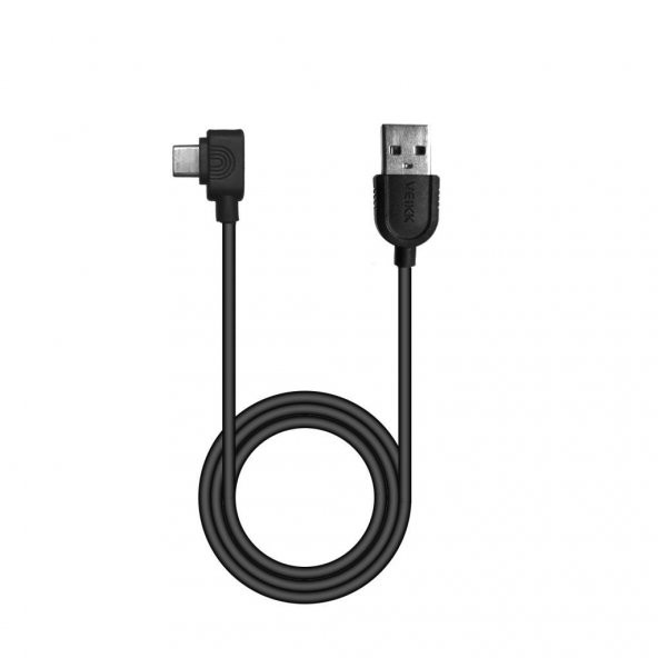 Veikk USB-Type-C Hızlı Şarj Kablosu 1.5m Siyah