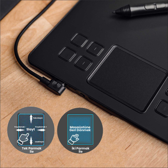 Veikk A50 10 x 6" Grafik Tablet - 3