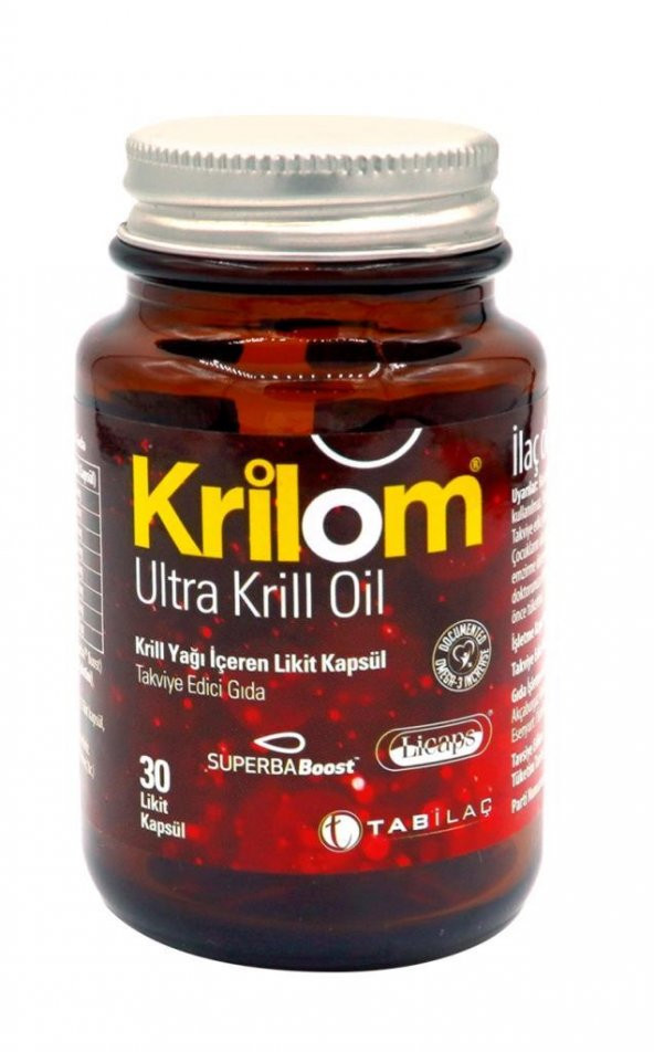 Krilom Ultra Krill Oil 30 Likit Kapsül