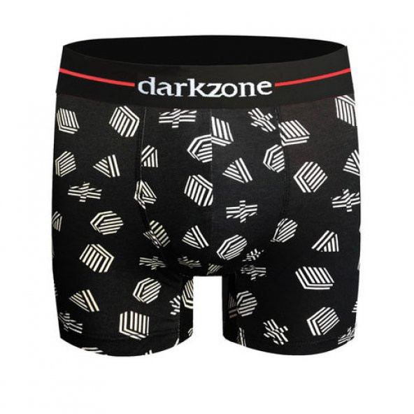 Darkzone Pamuklu Desenli Boxer