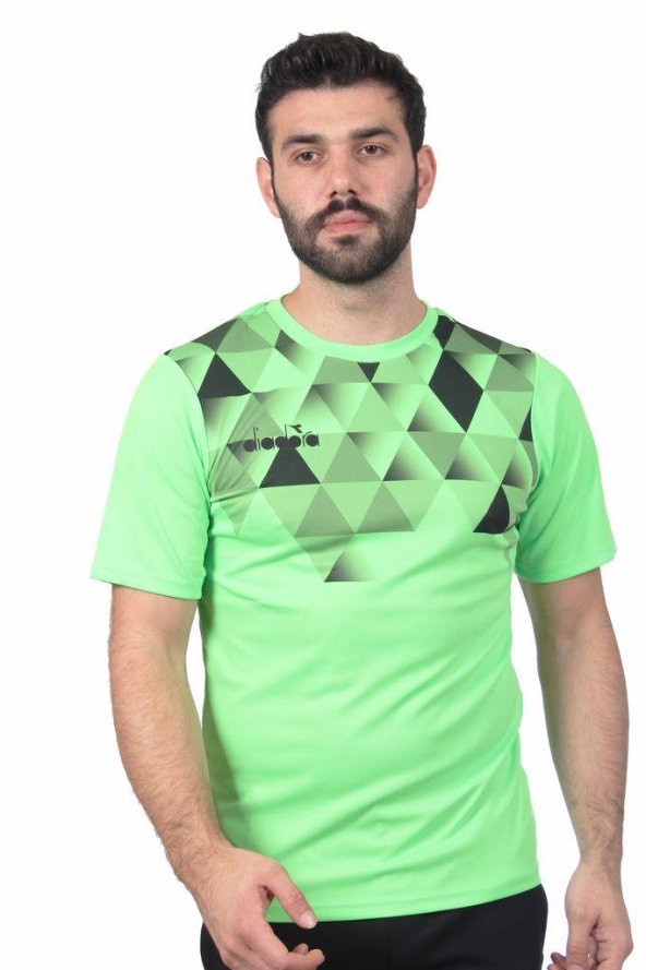 Diadora Alone Antrenman T-Shirt Koyu Yeşil