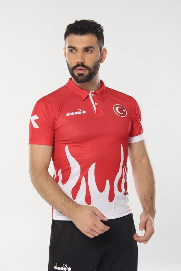 Diadora Milli Takım T-Shirt Kırmızı