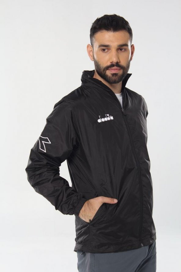 Diadora Nacce Yağmurluk Siyah