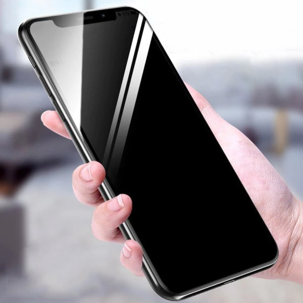 Xiaomi Redmi 8 / 8A Hayalet Privacy Gizli Cam Ekran Koruyucu Siyah - 4