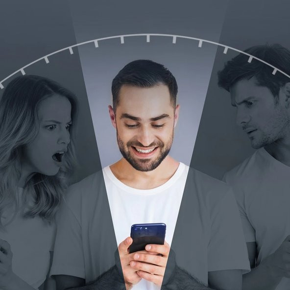 Xiaomi Redmi 8 / 8A Hayalet Privacy Gizli Cam Ekran Koruyucu Siyah - 6