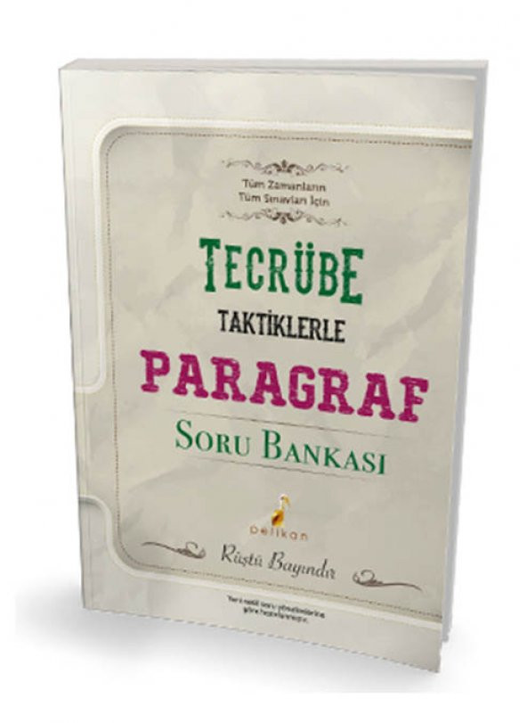 Pelikan Tecrübe Taktiklerle Paragraf Soru Bankası - 1