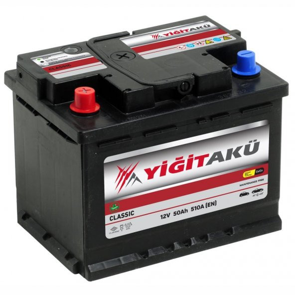 12V 50 AH-AMPER L1 DÜZ YİĞİT AKÜ - 2