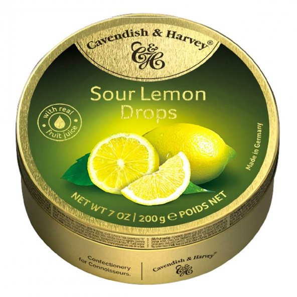 CAVENDISH&HARVEY Karışık Limon Aromalı Dolgulu Şeker 200 G