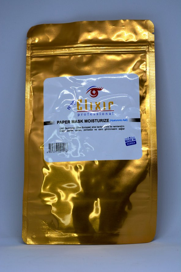 Kağıt Maske MOISTURIZE Hyaluronic Asit Elixir Professional