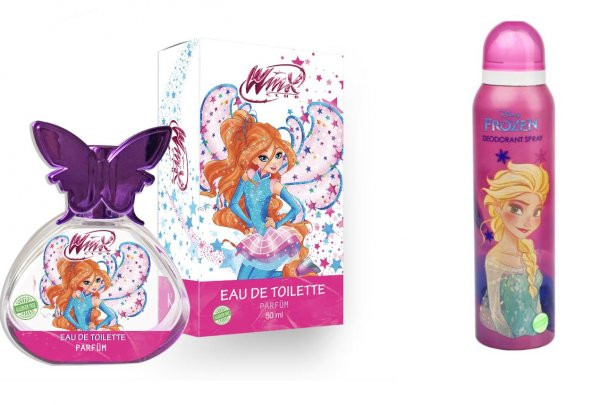 Winx 50 ml Edt Parfüm+Disney Frozen 150 ml Pembe Deodorant