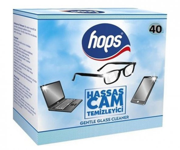 Hops Gözlük Camı Temizleme Mendili 40lı