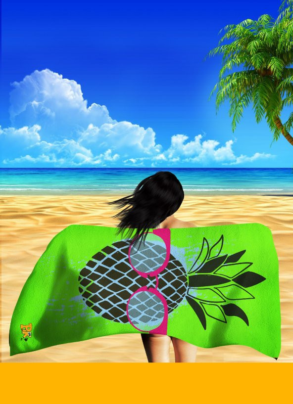 Bu da kaçar mı Dijital  Baskılı Plaj &amp Havuz Havlusu  BKHAVLU003
