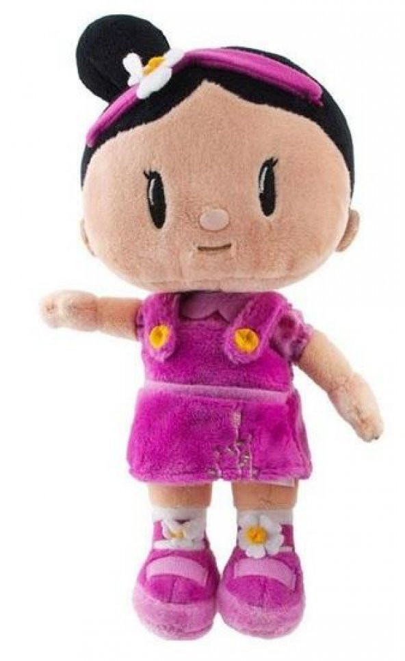 Yeni Pembe Elibiseli Şila Peluş Oyuncak 20 cm