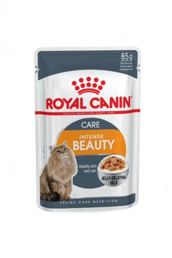 Royal Canin Gravy Intense Beauty in jelly 85 Gr. Skt : 04/2022