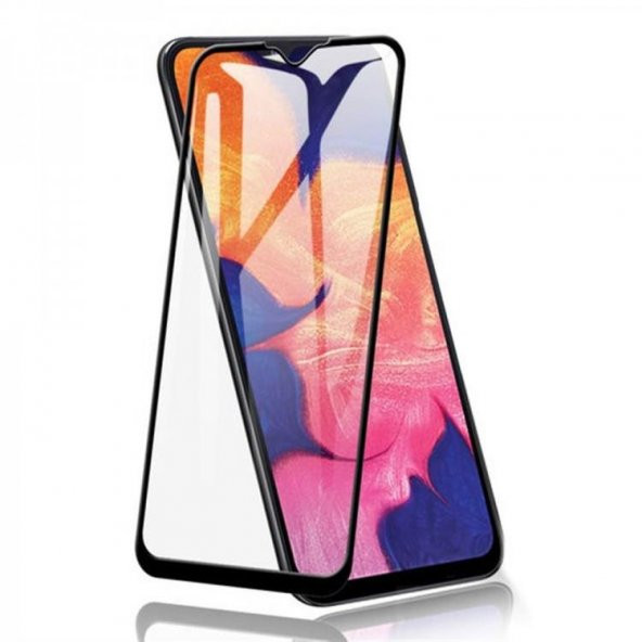 Samsung Galaxy A10 Ekran Koruyucu 21D Kırılmaz Cam Tam Kaplamalı - Resim 2