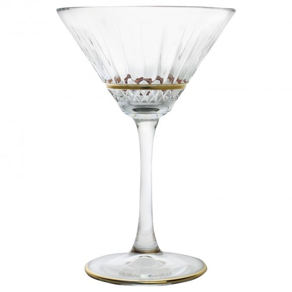 Paşabahçe Premium Gold Rim Martini Kadehi 6 adet