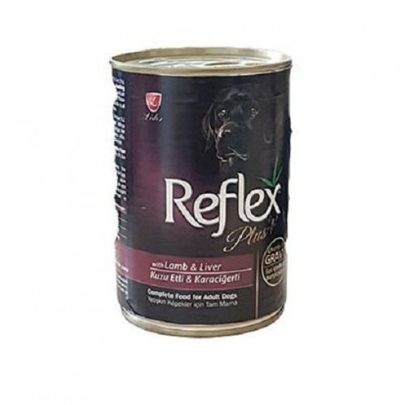Reflex  Plus Kuzulu Karaciğerli Köpek Soslu Konserve 400 Gr