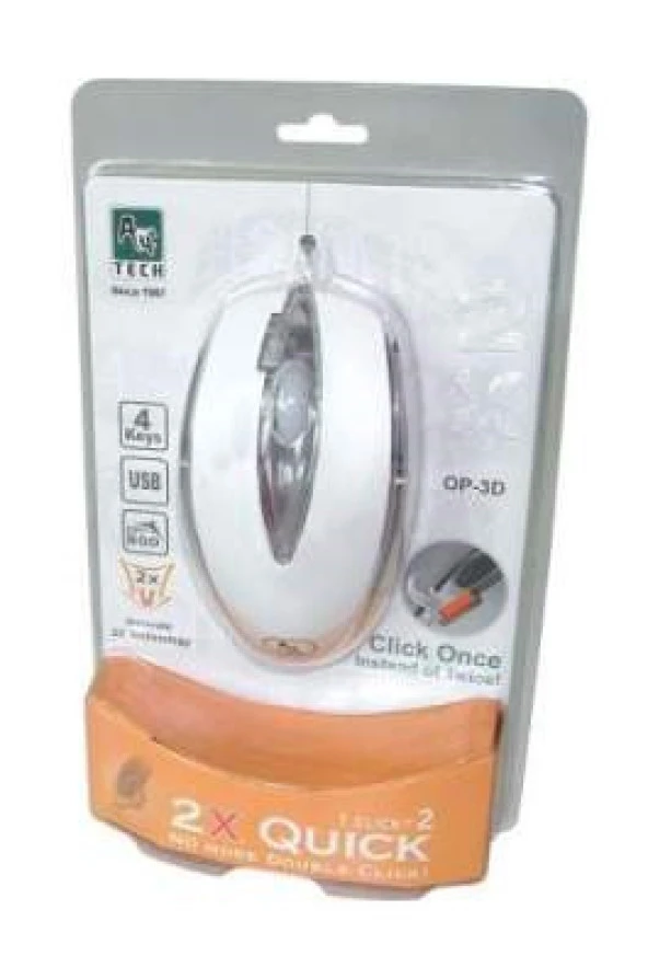 A4-Tech OP-3D-1 PS/2 Optik Mouse 4711421705097