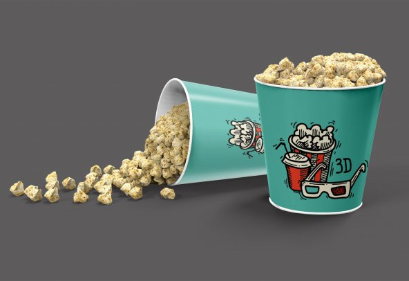 Popcorn -  Mısır ve Cips Kovası
