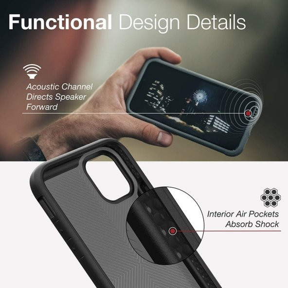 Teleplus X-Doria iPhone 11 Kılıf Defense Prime Shockproof Tank Kapak - 4