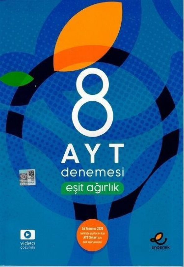 Endemik Yayınları Ayt Eşit Ağırlık 8 Deneme - 1