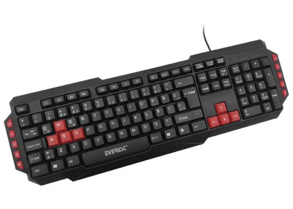 Everest Armor Usb Kablolu Multimedya Oyuncu Q Klavye KB-G7 - 2