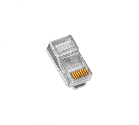 ORİNG MPC6U3EZ RJ45 CAT6 U/UTP KONNEKTÖR EASY SNAP IN MODULER PLUG 125 ADET