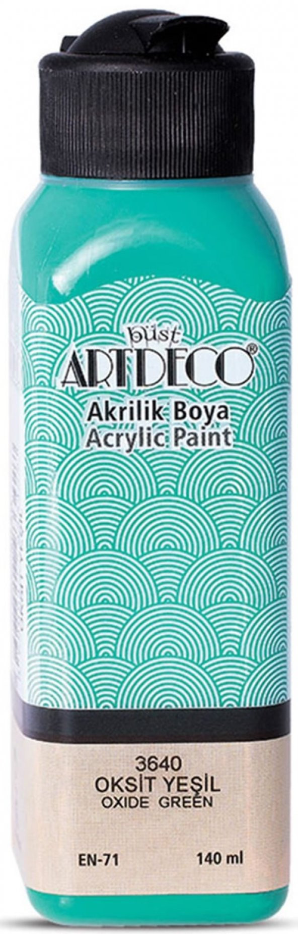 Artdeco 3640 140 ml Oksit Yeşili Akrilik Boya